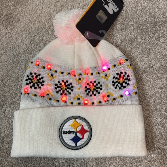 Unisex Starter Pittsburgh Steelers light up beanie - Picture 4 of 5